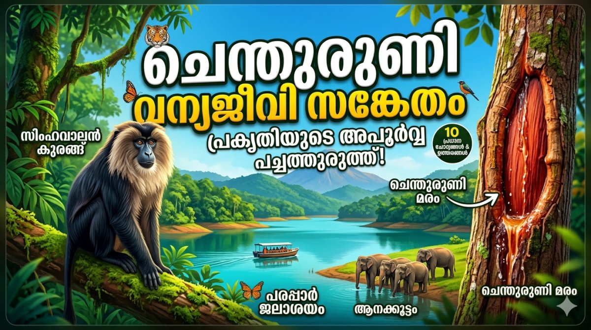 ചെന്തുരുണി വന്യജീവി സങ്കേതം: പ്രകൃതിയുടെ പച്ചത്തുരുത്ത്