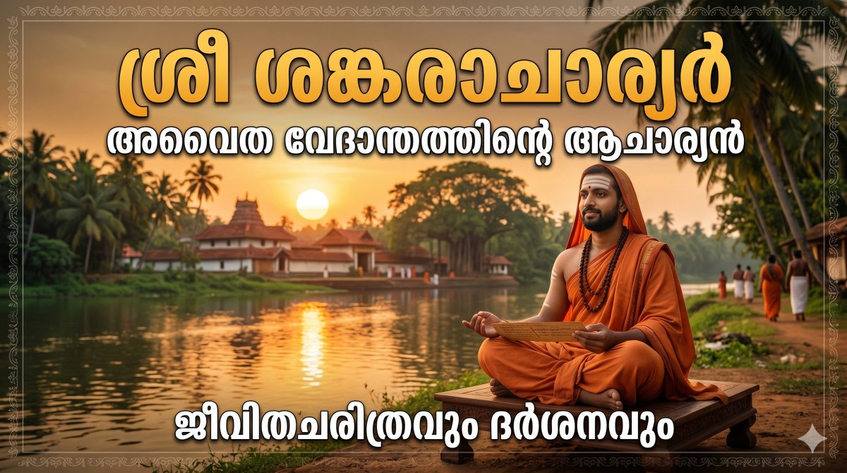 ശ്രീ ശങ്കരാചാര്യർ: അദ്വൈത വേദാന്തത്തിന്റെ ആചാര്യൻ