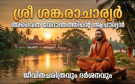 ശ്രീ ശങ്കരാചാര്യർ: അദ്വൈത വേദാന്തത്തിന്റെ ആചാര്യൻ